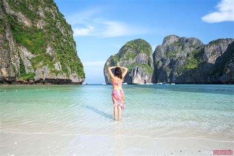 - Adult woman in bikini on tropical beach, Thailand | Royalty Free Image