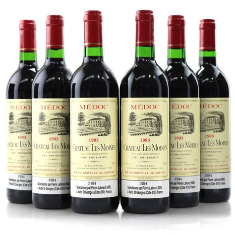 Ch. Les Moines 1993 Medoc 6x75cl | Wine Auctioneer