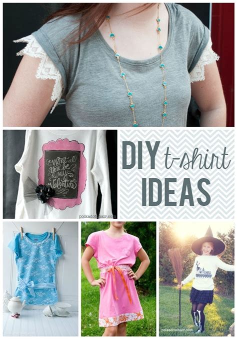 DIY T-shirt ideas on the Polka Dot Chair DIY Blog