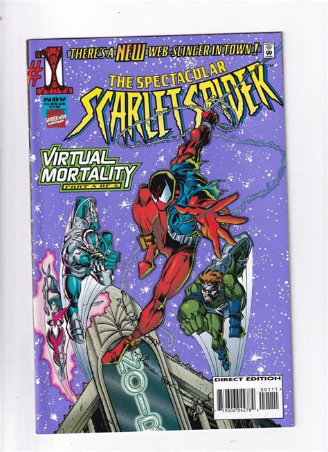 Scarlet Spider lot of 10 comics 1995 Web 1-4 Amazing 1-2 Spectacular 1 ...