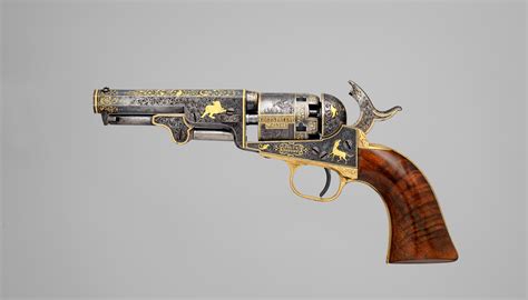 Samuel Colt | Gold-inlaid Colt Model 1849 Pocket Revolver (serial no ...