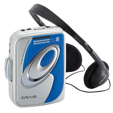 Craig Personal AM/FM Radio Cassette Player with Headphones - Walmart.com - Walmart.com