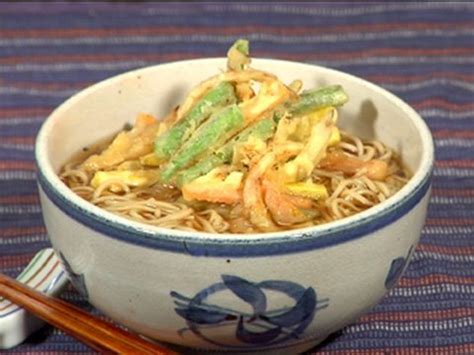 Kakiage Soba Noodles (Vegetable Tempura Soba Recipe) かき揚げそば 作り方レシピ - YouTube