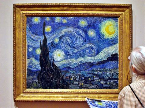 Starry Night, Vincent Van Gogh. My favorite painting of all time..