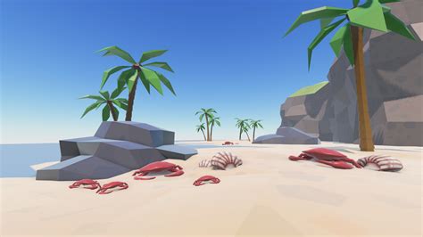 ArtStation - Stylized Beach (Roblox, July 2020)