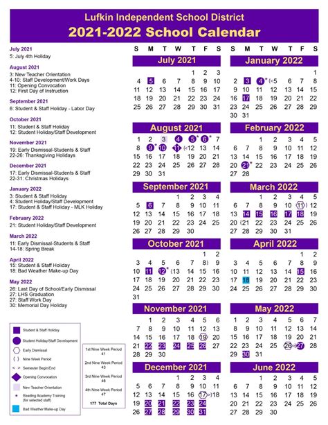 Lufkin ISD school board approves 2020-21 academic school calendar ...