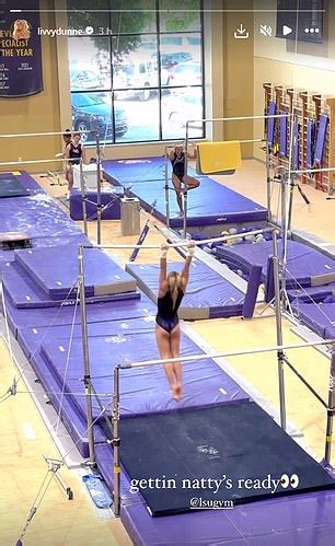 sport news Olivia Dunne works out on the uneven bars and dazzles on the ...