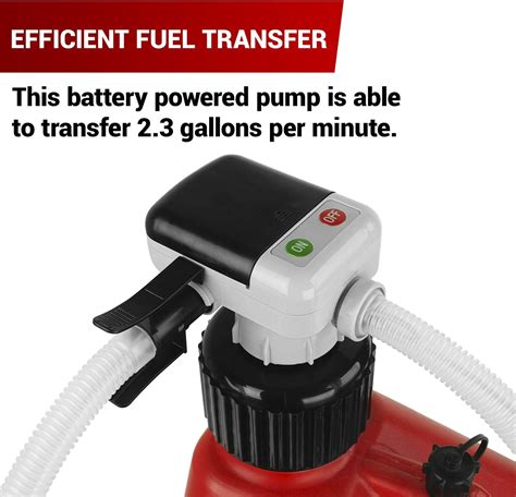 TERA PUMP Genuine Electric Battery Powered Multi Purpose Chemical Transfer Pump with Telescopic ...