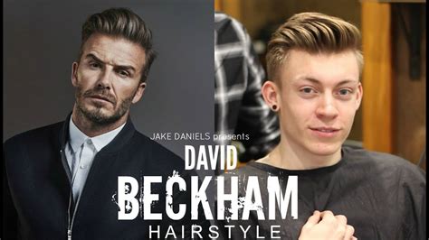 DAVID BECKHAM HAIRSTYLE TUTORIAL - MENS HAIR 2023 | JAKE DANIELS - YouTube