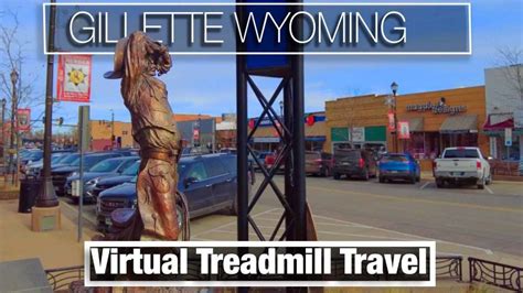 Gillette Wyoming Treadmill Travel Walk - City Walks Virtual Travel