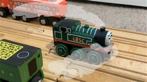 Custom thomas wooden railway LBSC Thomas review - YouTube