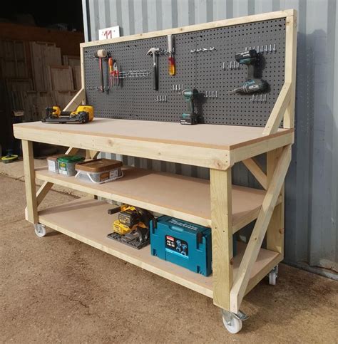 Workbench With Shelves