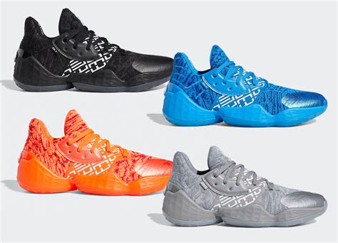 adidas Harden Vol. 4 EH2409 EH2408 EH2410 EH2412 Release Date - SBD