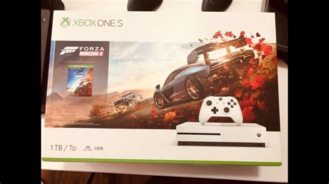 XBOX ONE S FORZA Horizon 4 - 4K Video Unboxing - YouTube