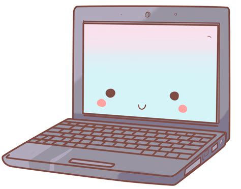 Kawaii clipart laptop, Kawaii laptop Transparent FREE for download on ...