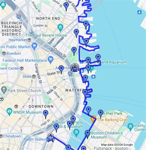 Boston Harborwalk Map Pdf - Ashien Nikaniki