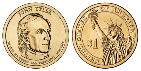 2009 D Presidential Dollars John Tyler Golden Dollar: Value and Prices