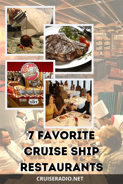 7 Favorite Cruise Ship Restaurants