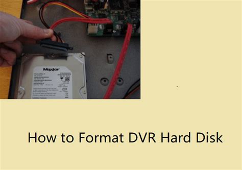 How to Format DVR Hard Disk for PC [4 Tips] - EaseUS