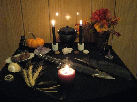 Samhain Altar 2013 by Blackmoonlight on DeviantArt