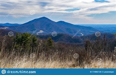 A Later Winter View of the Blue Ridge Mountains Stock Photo - Image of farms, nature: 174882126