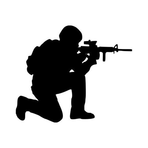 Sniper Soldier Silhouette