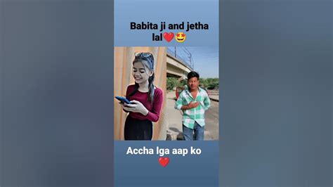 babita ji And jetha lal 🤩 - YouTube