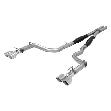 Flowmaster® 817717 - Outlaw™ Stainless Steel Dual Cat-Back Exhaust System with Quad Rear Exit