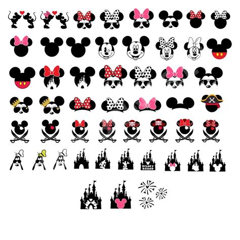 Disney SVG Bundle - Mickey SVG Bundle • PREMIUM AND FREE SVG DXF PNG CUT FILES FOR CRICUT ...