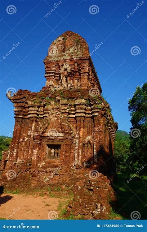 My Son Ruins and Sanctuary, Ancient Hindu Temples of Cham Culture in Vietnam Near the Cities of ...