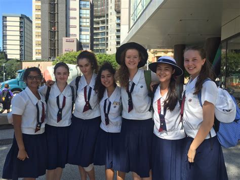 This group of bright young women from brisbane state high school are ...