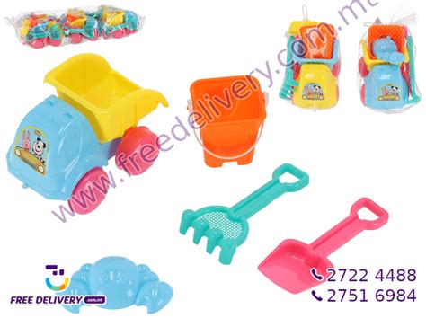 SAND TRUCK TOY SET 17CMx12CMx14CM GE908177 - FreeDelivery