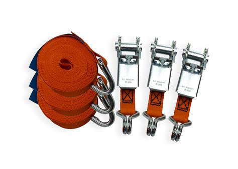 3 Pack 25mm Ratchet Straps | SBS Trailers Ltd | Great British Boat Trailers