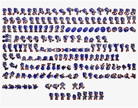 The Hedgehog Sprites Rendered - Sonic The Hedgehog Sprites Png ...