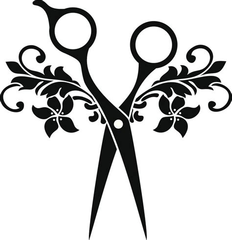 hair stylist clipart black and white - Twanda Conger