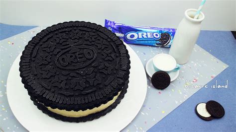 ~ bizarre island ~: A GIANT OREO! Oreo No Bake Cheesecake