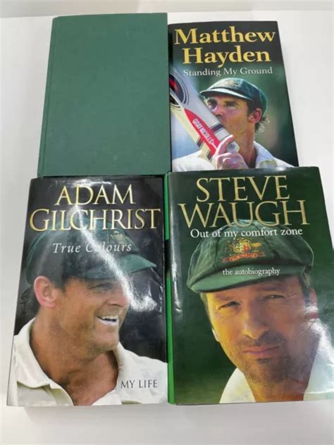 AUTOBIOGRAPHY BOOKS CRICKET Legends Gilchrist Waugh Ponting Hayden hard covers $22.58 - PicClick CA