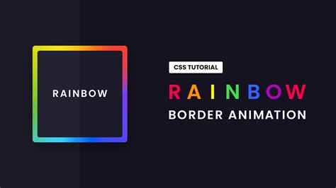 Rainbow Border Animation CSS | CSS Gradient Border | Coding Artist