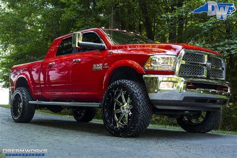 Red Dodge Ram 2500 — Dreamworks Motorsports