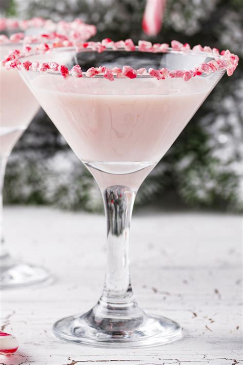 Pink Peppermint Martini - Savored Sips