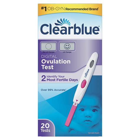 Clearblue Digital Ovulation Predictor Kit, 20 Digital Ovulation Tests ...