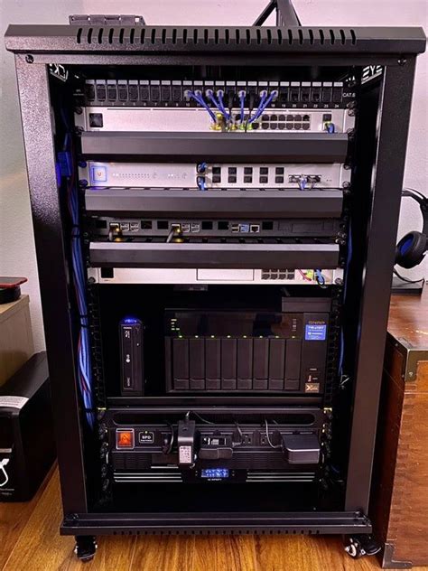 Finally got the setup I wanted! Fit everything into an 18u cab. : UNIFI ...