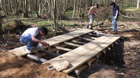 How to Build Building A Small Bridge | Wood bridge, Backyard bridges ...