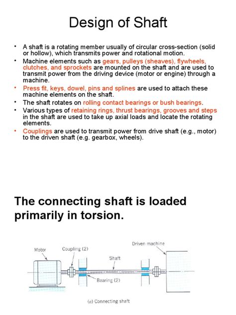 Design of Shaft | PDF | Stress (Mechanics) | Gear