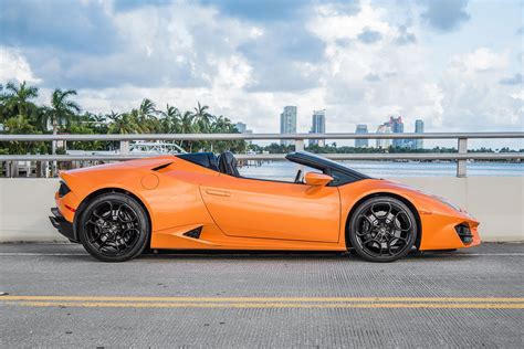 Lamborghini Huracan Spyder Orange - Premier Auto Boston