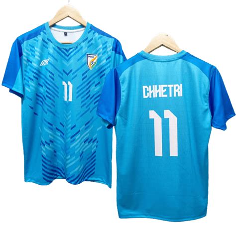 Indian Football Chhetri Number 11 Jersey - Cyberried Store