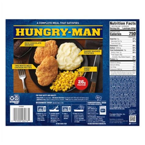 Hungry-Man Boneless Fried Chicken Frozen Meal, 16 oz - Ralphs