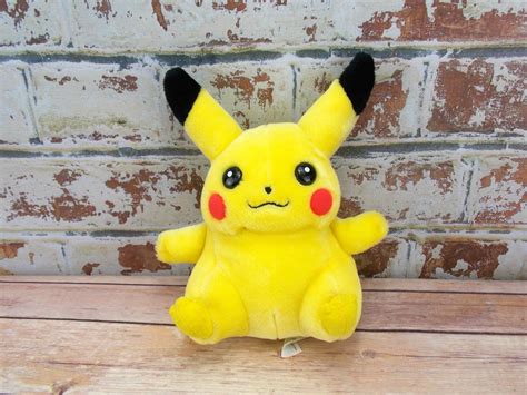 Pikachu Plush Animal, Plush Pokemon Pikachu, Stuffed Animal Pikachu, Nintendo, Hasbro, Vintage ...