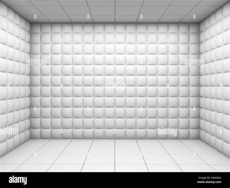 white mental hospital padded room empty with copy space Stock Photo: 41571966 - Alamy