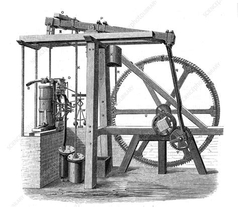 James Watt's prototype steam engine 'Old Bess', c1778 - Stock Image - C045/1284 - Science Photo ...